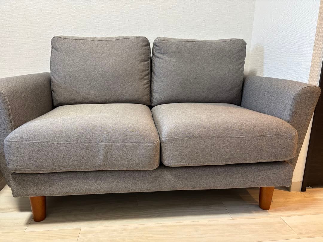 NOCE 2人掛けソファー（グレー）