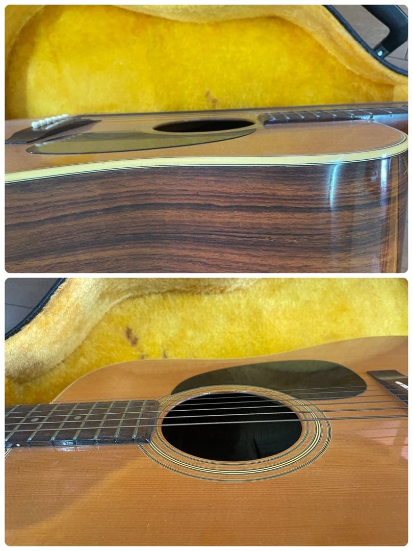 ② Aria Dreadnoughtアコースティックギター ハードケース付き