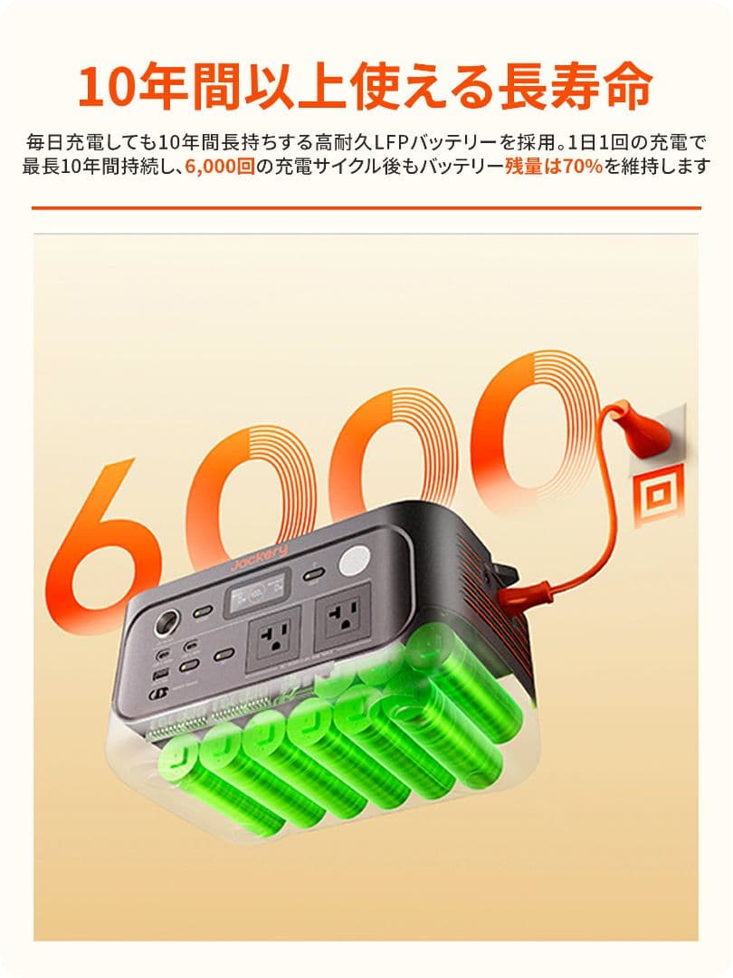 ✨️災害時に✨️Jackery ポータブル電源 500New 512Wh