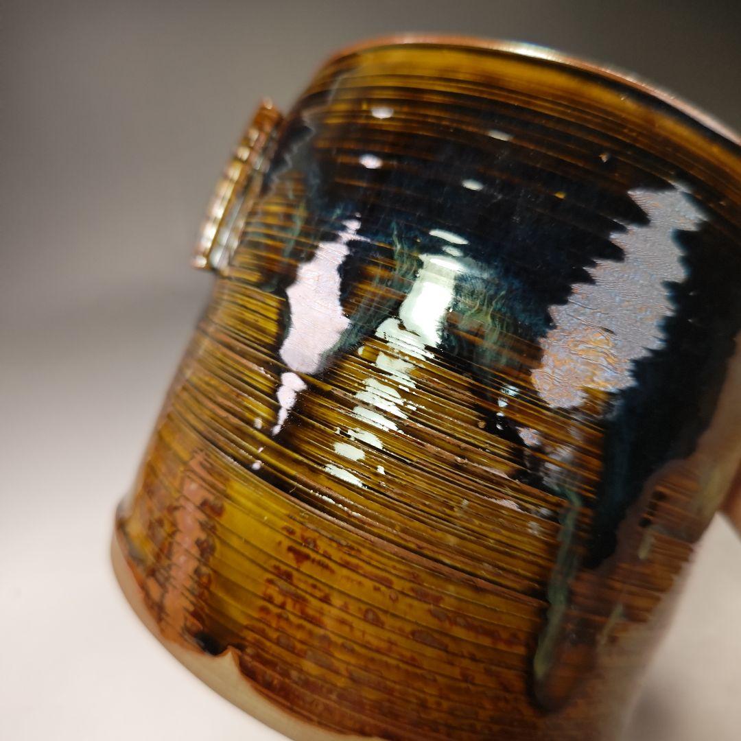 イ562 水指『亀井楽山造　鵬雲斎　極箱』『高取　管耳水指　共箱』茶道具