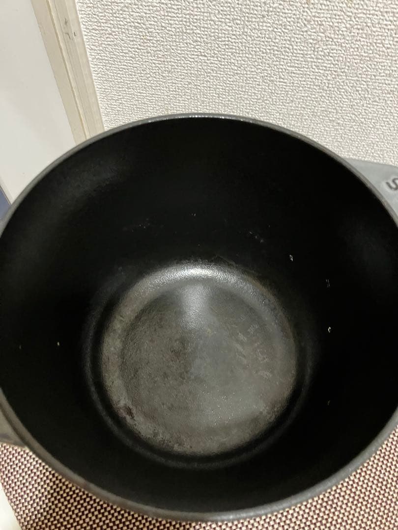 STAUB 鋳鉄 両手鍋 グレー GOHAN