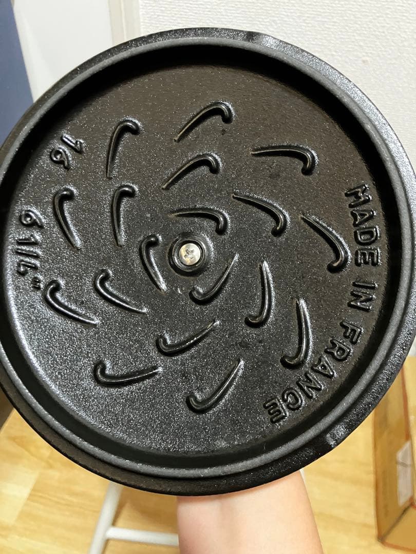 STAUB 鋳鉄 両手鍋 グレー GOHAN