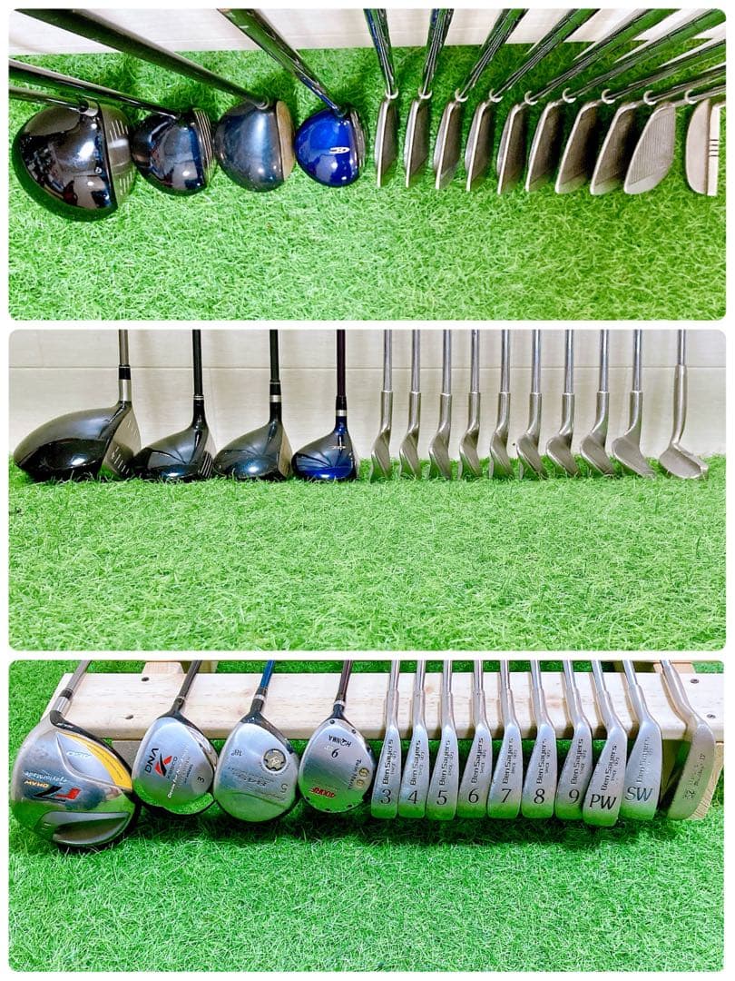 M10.テーラーメイド　ルコック初心者オススメ　ゴルフクラブ　メンズセット14本