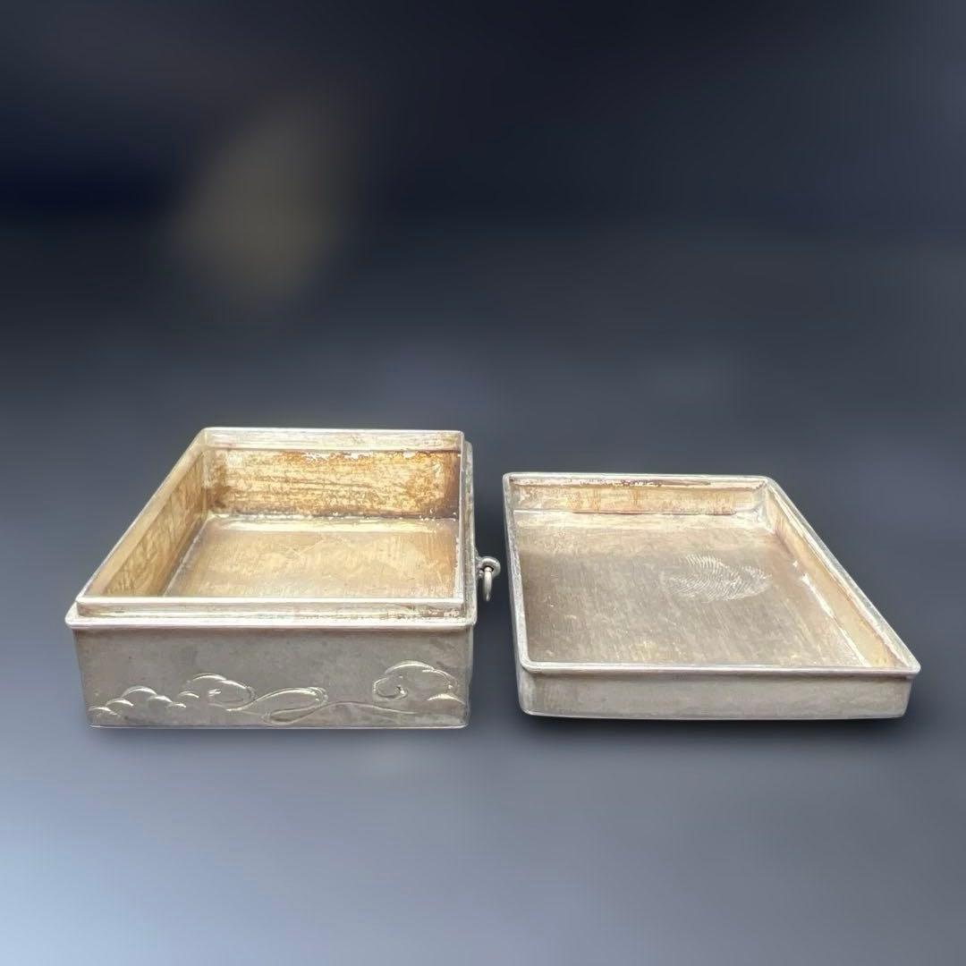 天皇御下賜品　純銀十四葉菊紋ボンボニエール　54g 東Y7-1027☆1F