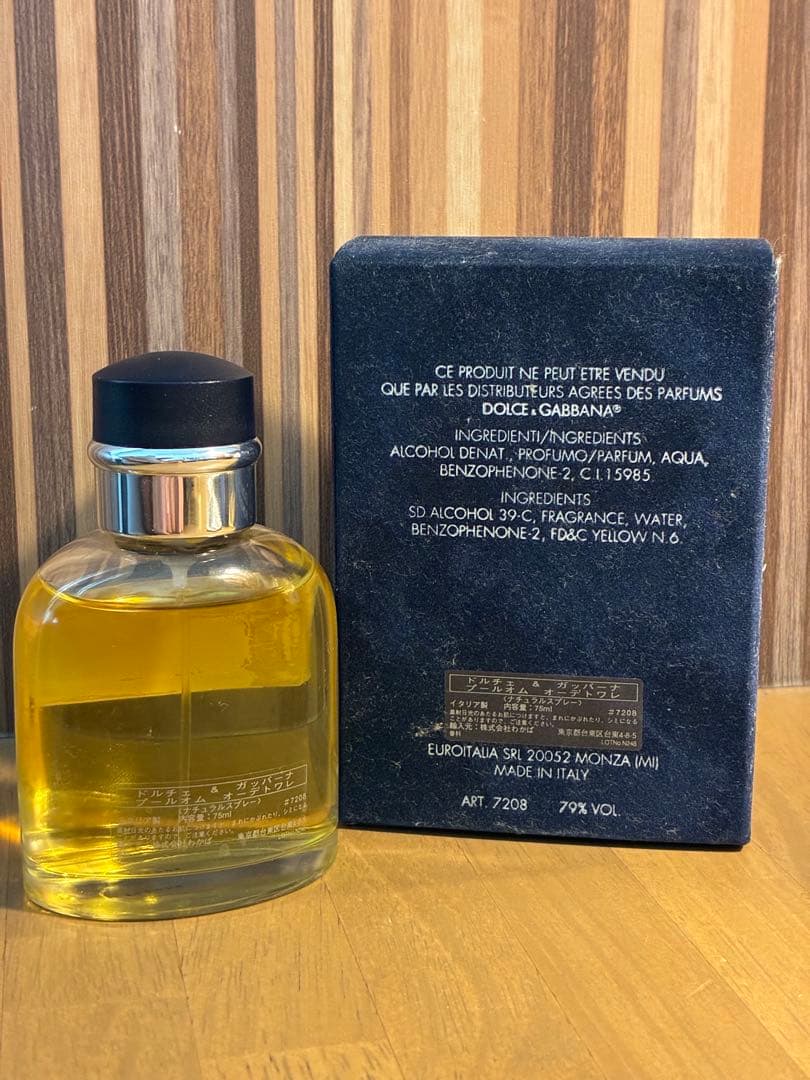 希少 初版 Dolce&Gabbana Pour Homme