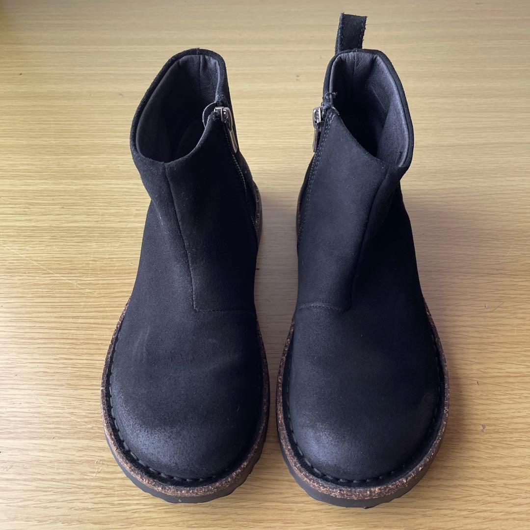 【BIRKENSTOCK 】MELROSE スエードレザー　ブラック 24cm