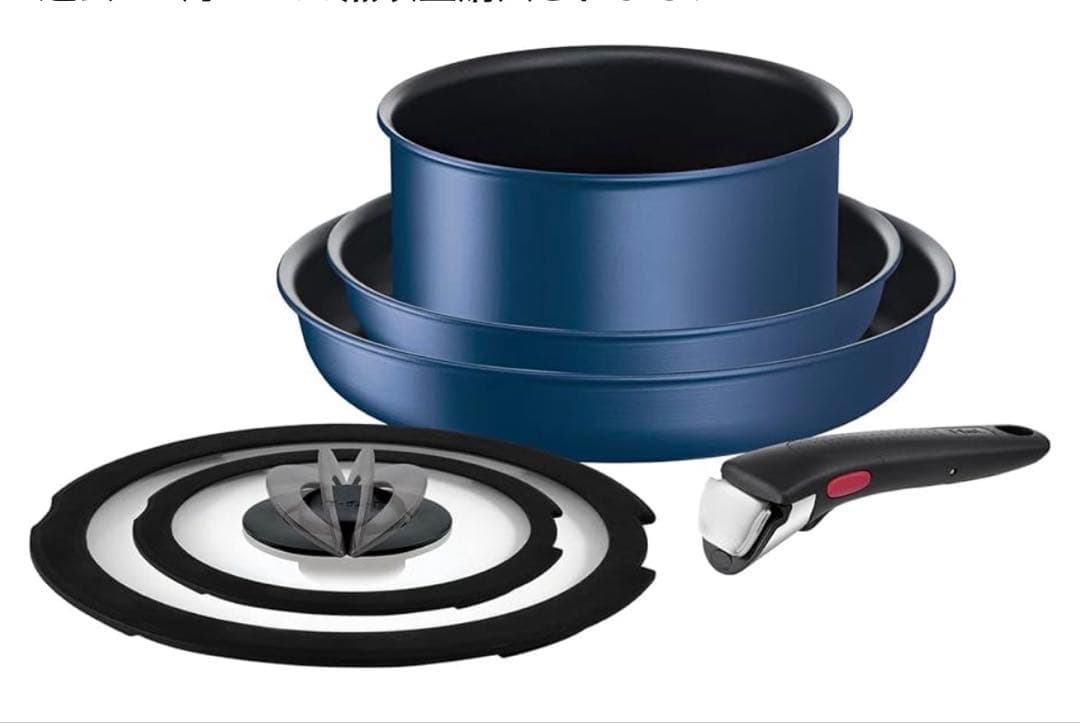 601425 ティファール 取っ手のとれる 鍋 フライパンセット 6点セット