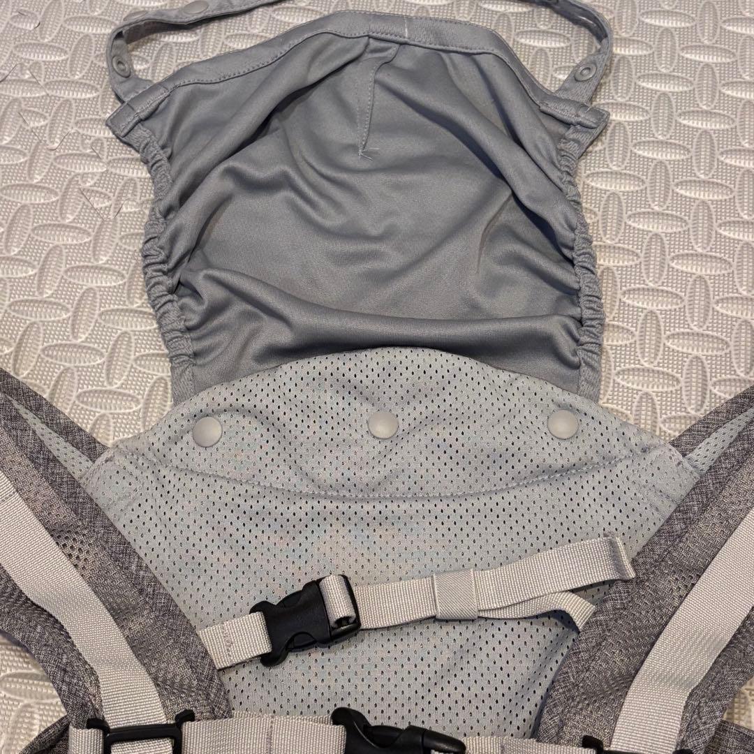 ナップナップ トラン メランジクレーエア 抱っこ紐 ヒップシート 箱、説明書あり