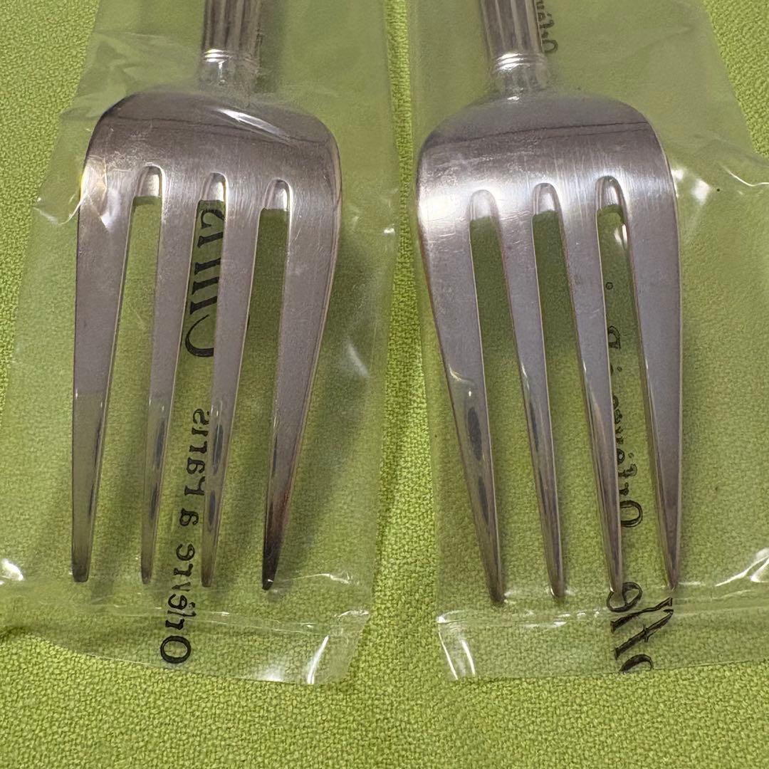 サラダフォーク 2本 christofle クリストフル アリア 未開封