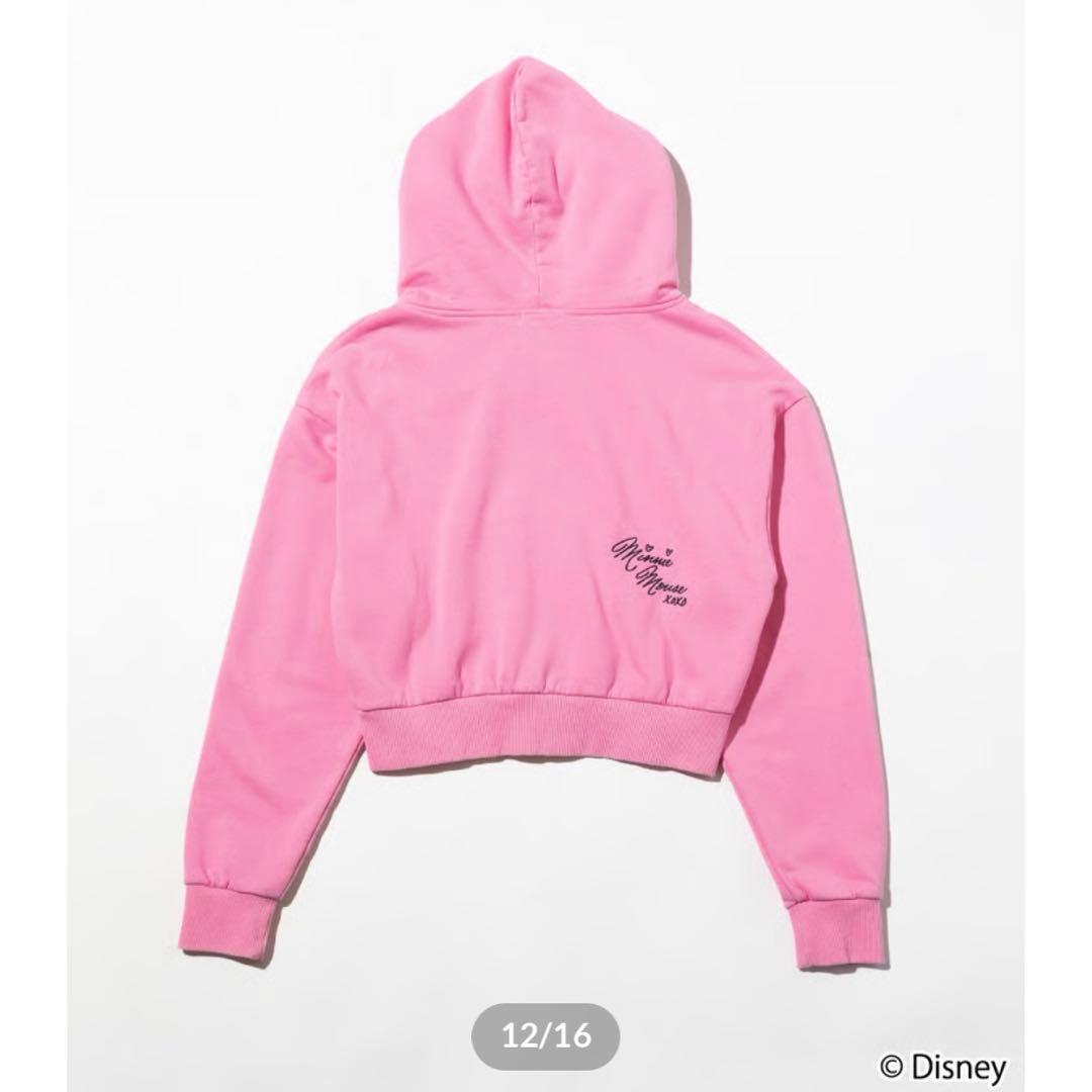 トップス Disney / EMBROIDERY ZIP HOODIE