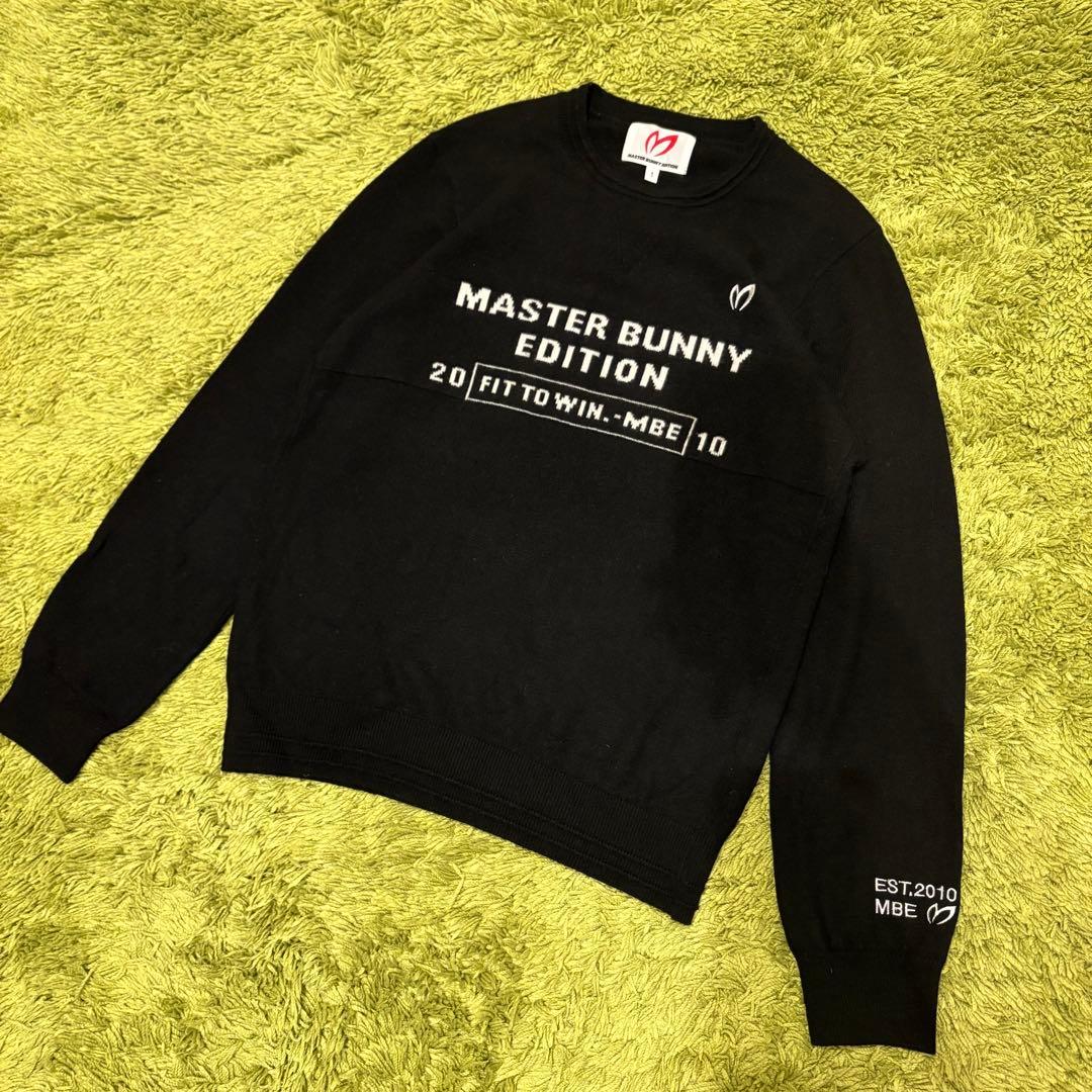 マスターバニーエディション ニット セーター ブラック 黒 サイズ1 （M）