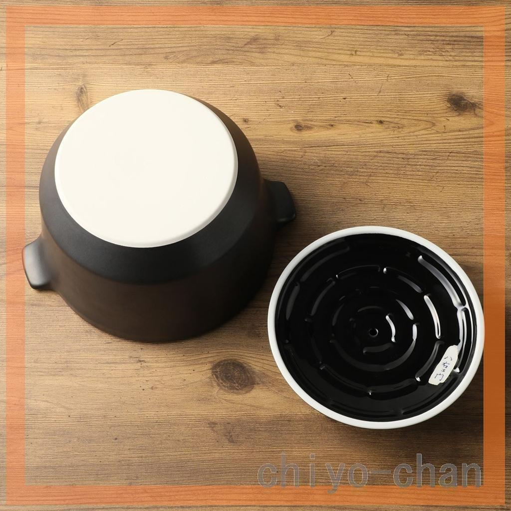 火加減いらず 吹きこぼれなく炊ける 有田焼　究極のごはん鍋 ＨＡＣＨＩ ブラック