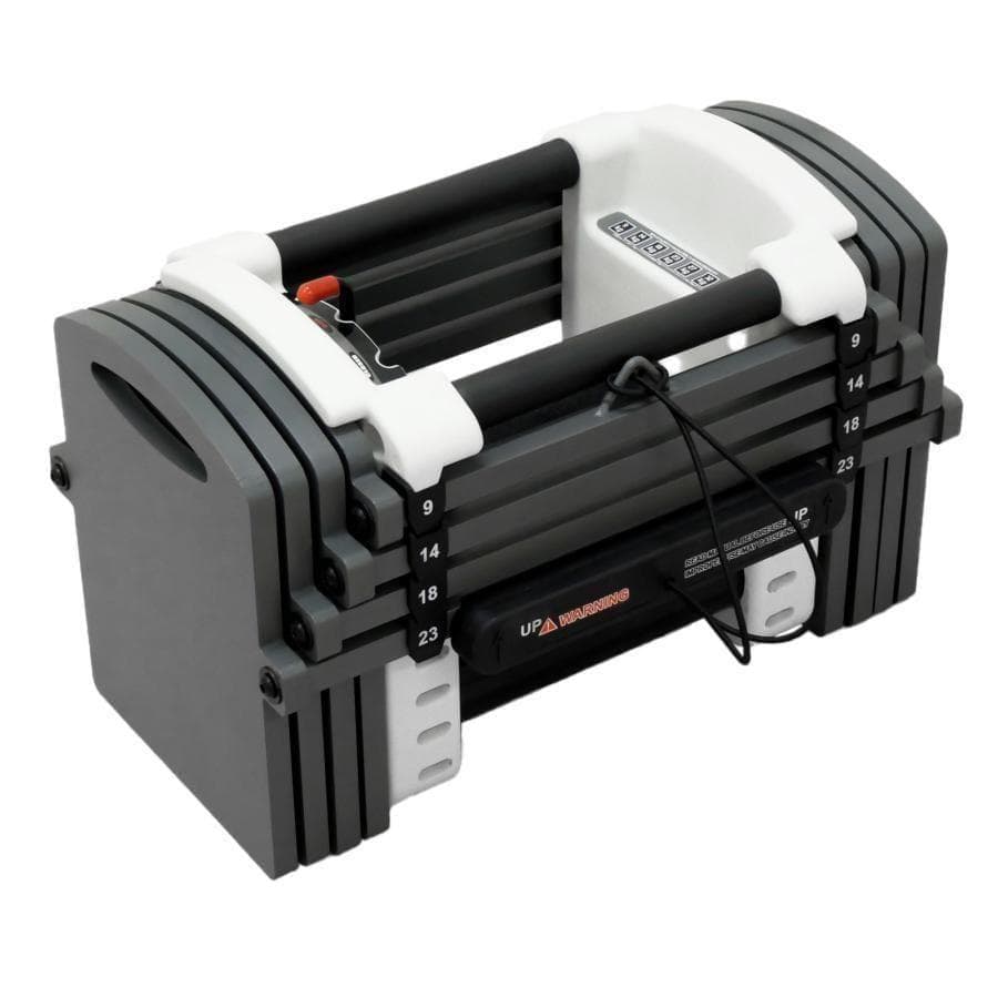 可パワーブロック ダンベル 可変式ダンベル 23kg 12段階調節 R2386