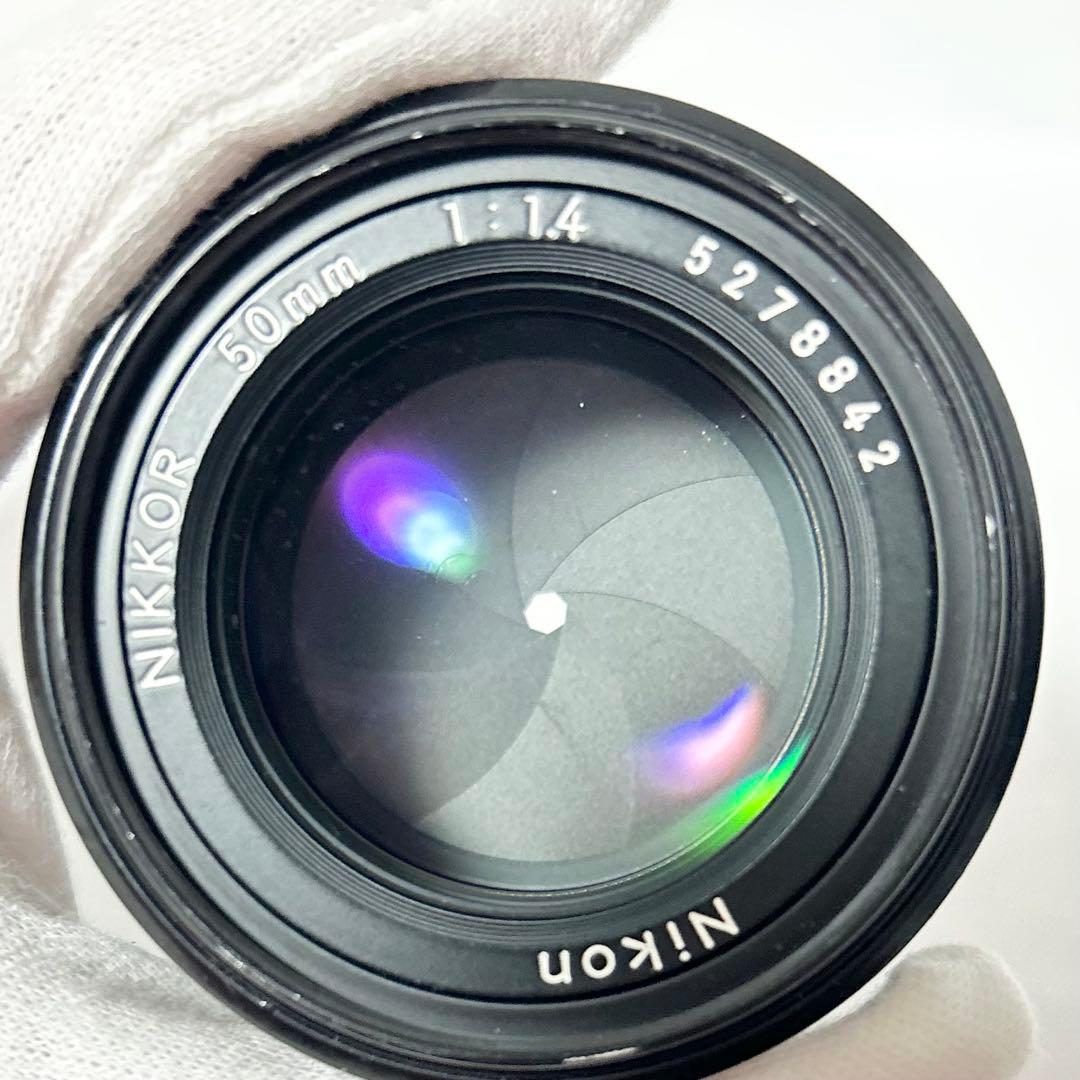 【実用品】Nikon Ai-S NIKKOR 50mm F1.4 標準レンズ