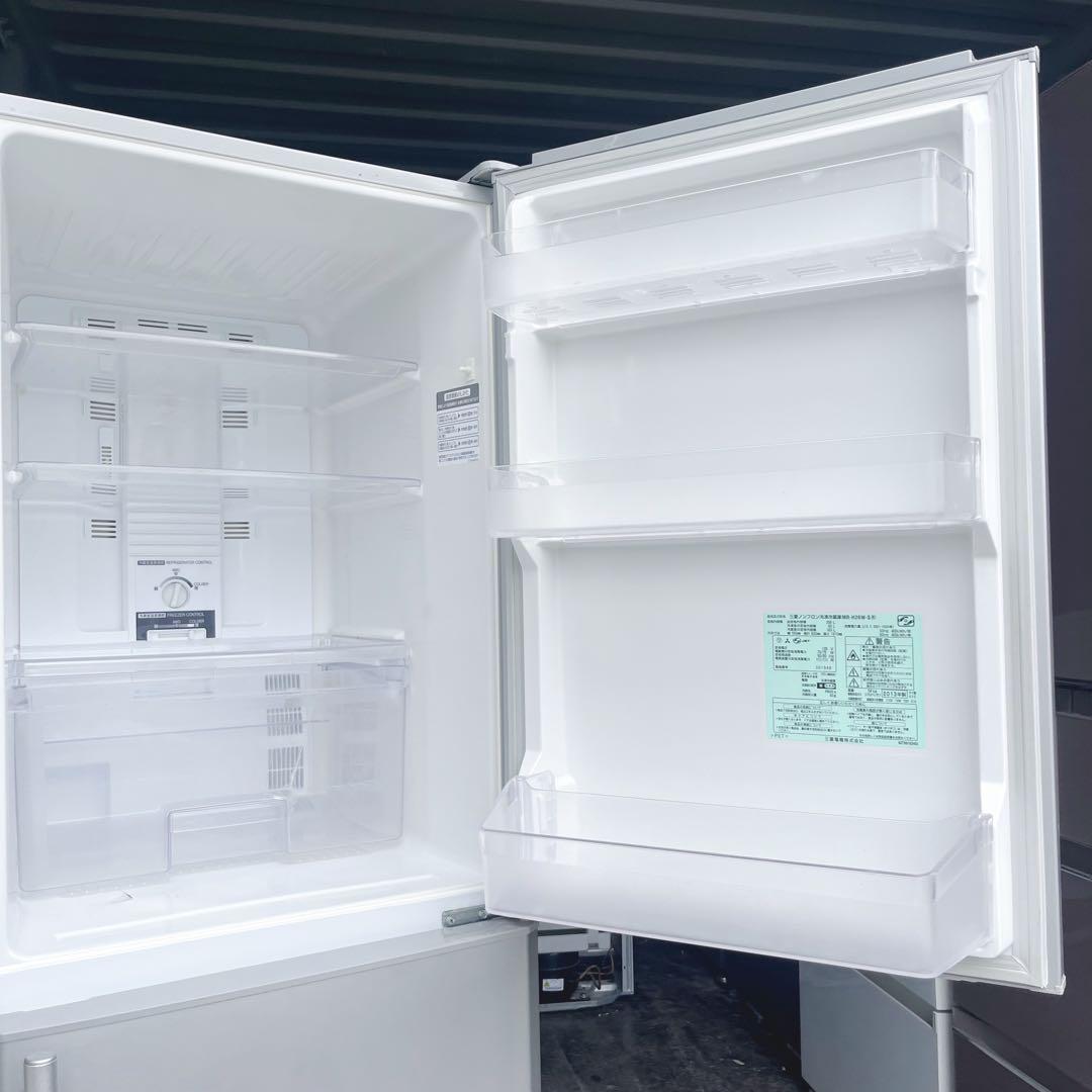 5取付無料！完動品！三菱スタイリッシュシルバー大きめ256L冷蔵庫！洗濯機