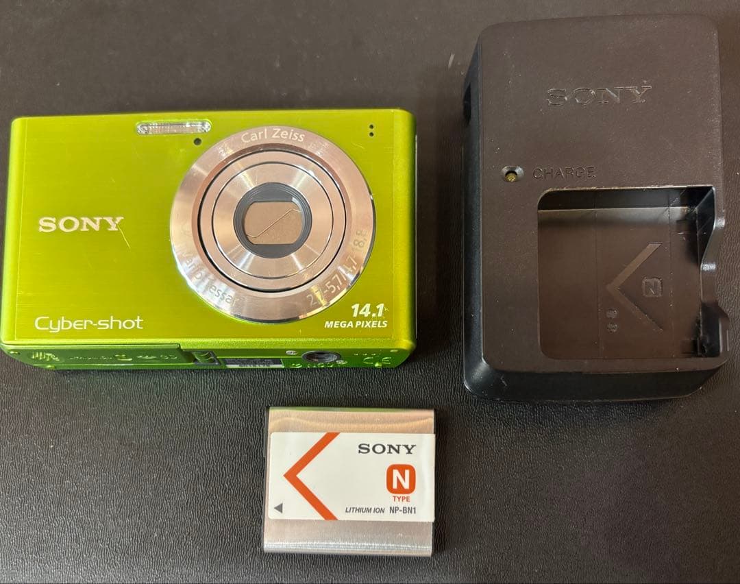 SONY Cybershot グリーン 14.1メガピクセル