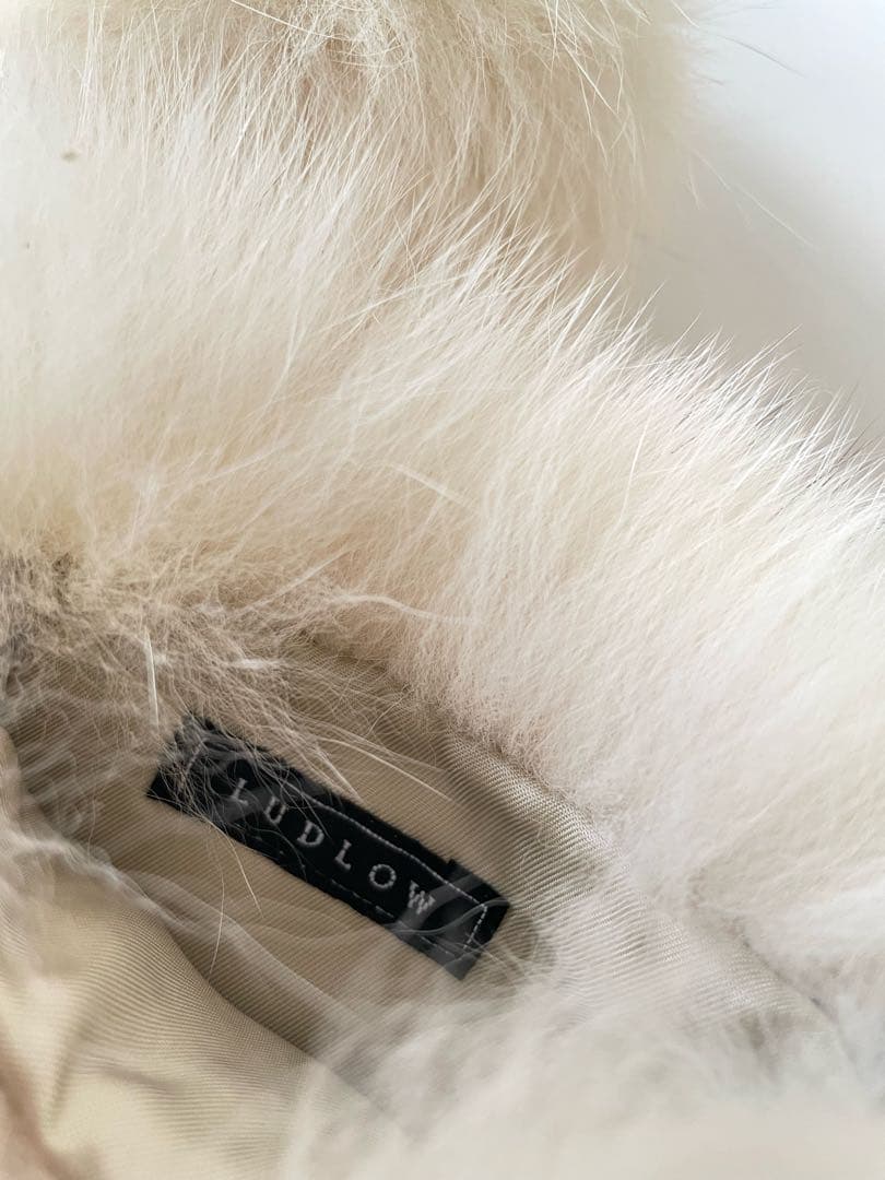 美品 LUDLOW ラドロー フォックスファー バッグ