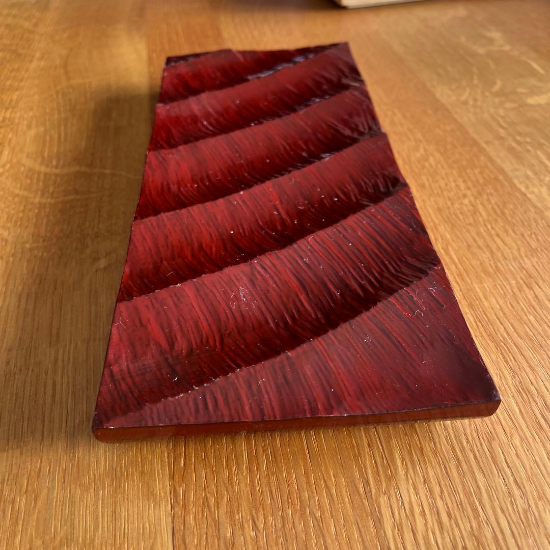 木工作家　山本美文　漆　器　波