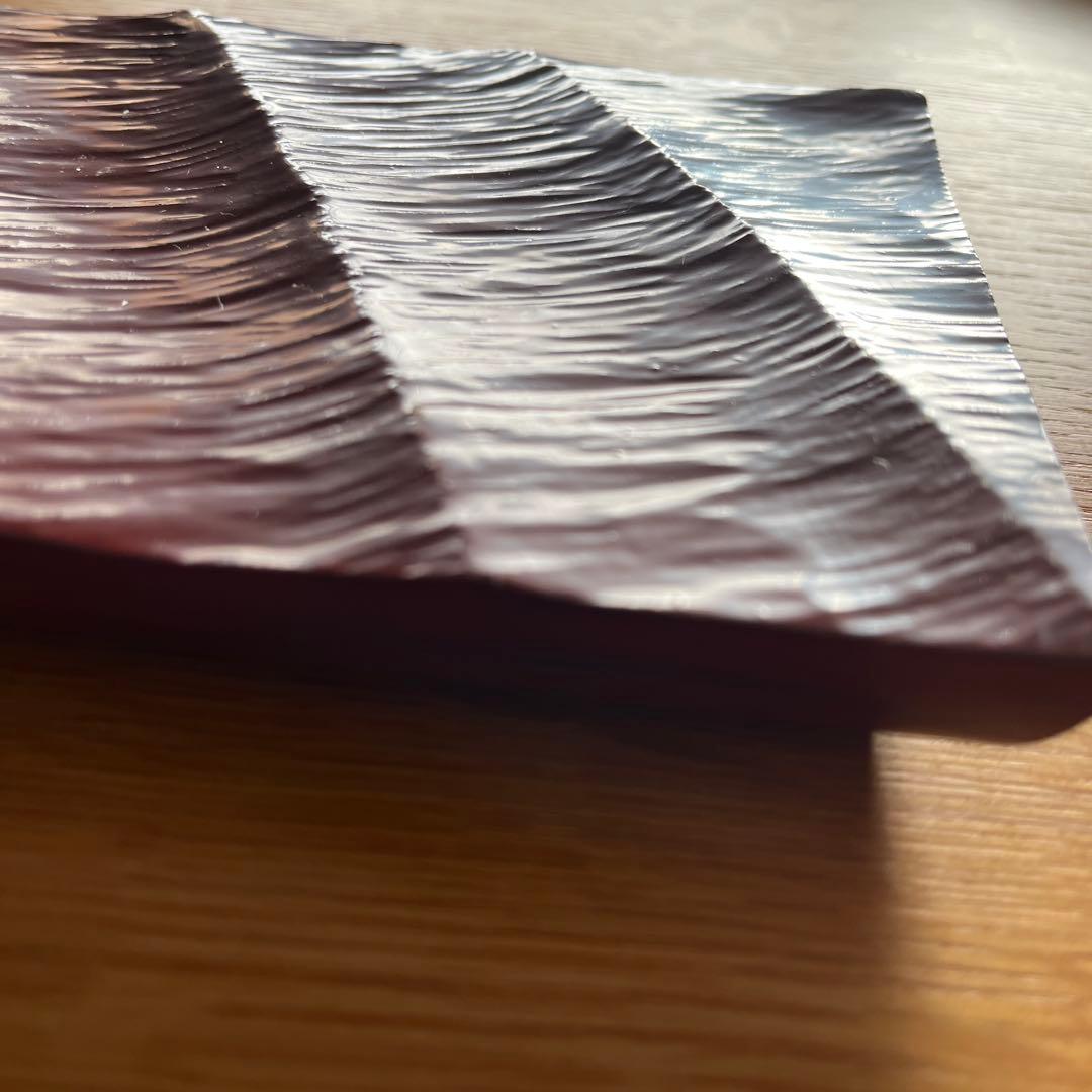 木工作家　山本美文　漆　器　波