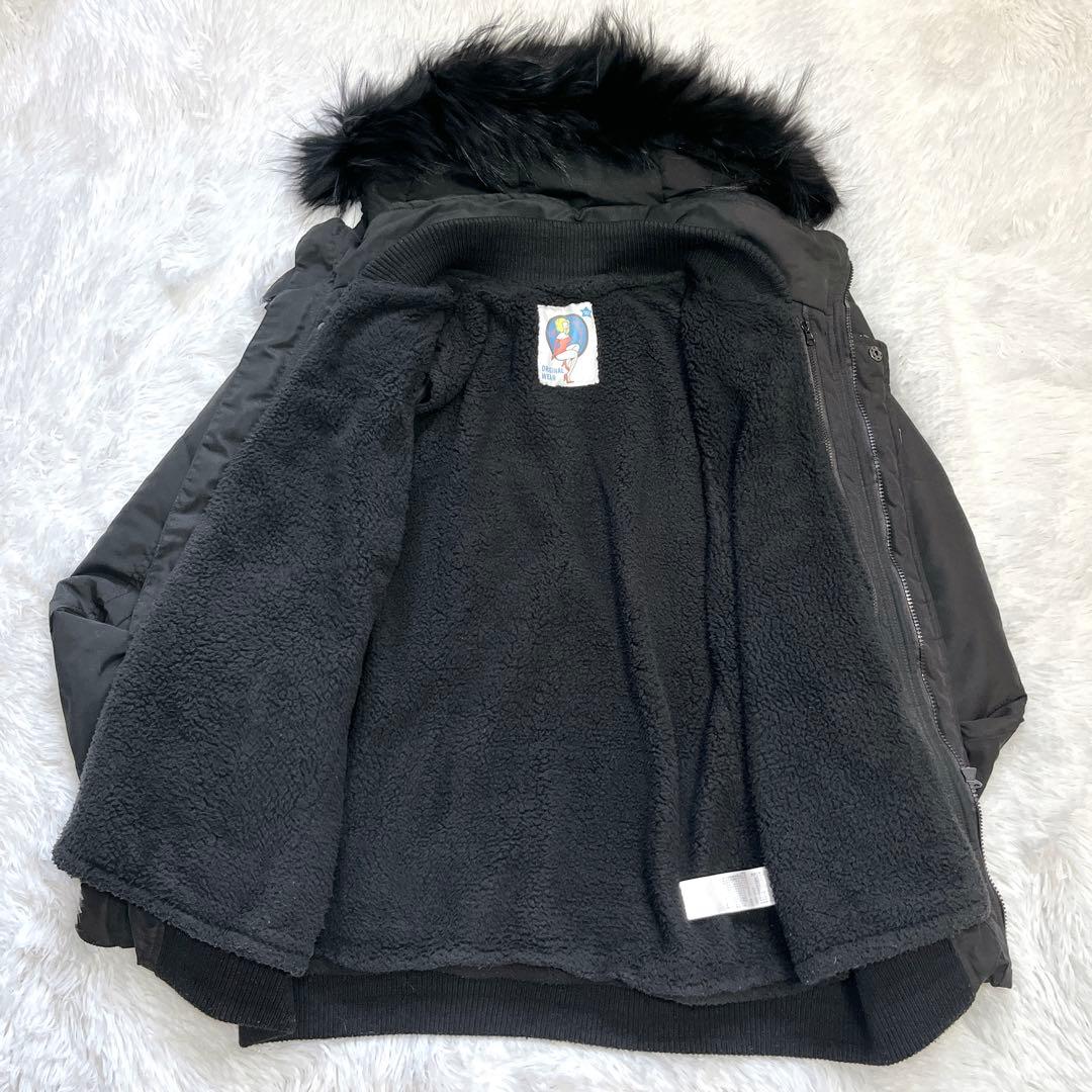 SLY N3B ダウン ボアライナー ラクーン 中綿 黒 ミリタリー y2k