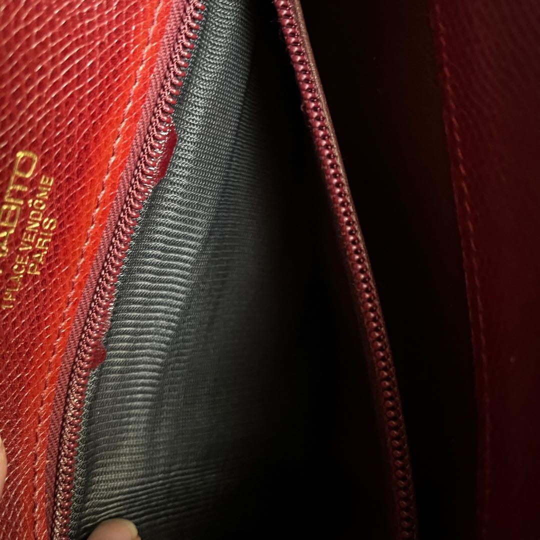 希少 美品級✨モラビト MORABITOビジネスバッグ 鍵付きバーガンディレザー