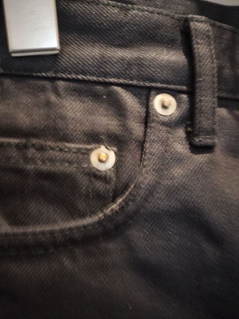 せ Dior Homme グラファイトコーティングデニム 路面店限定