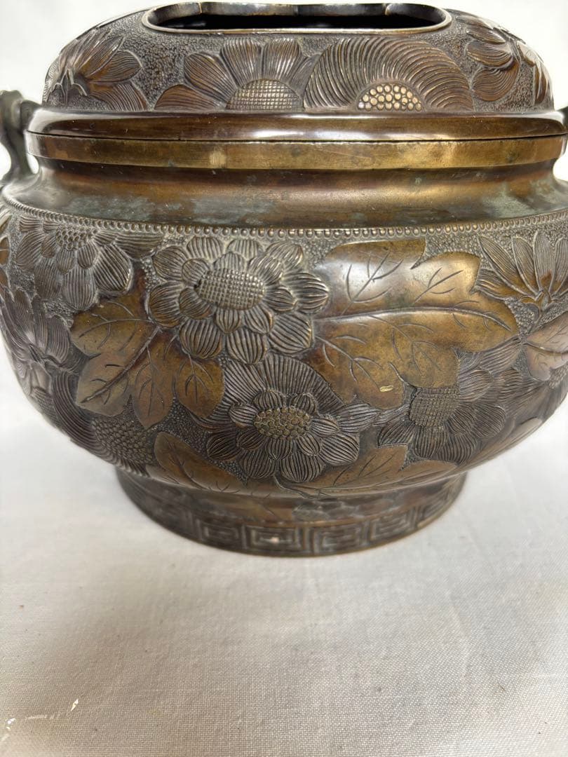 茶釜　火鉢　骨董品