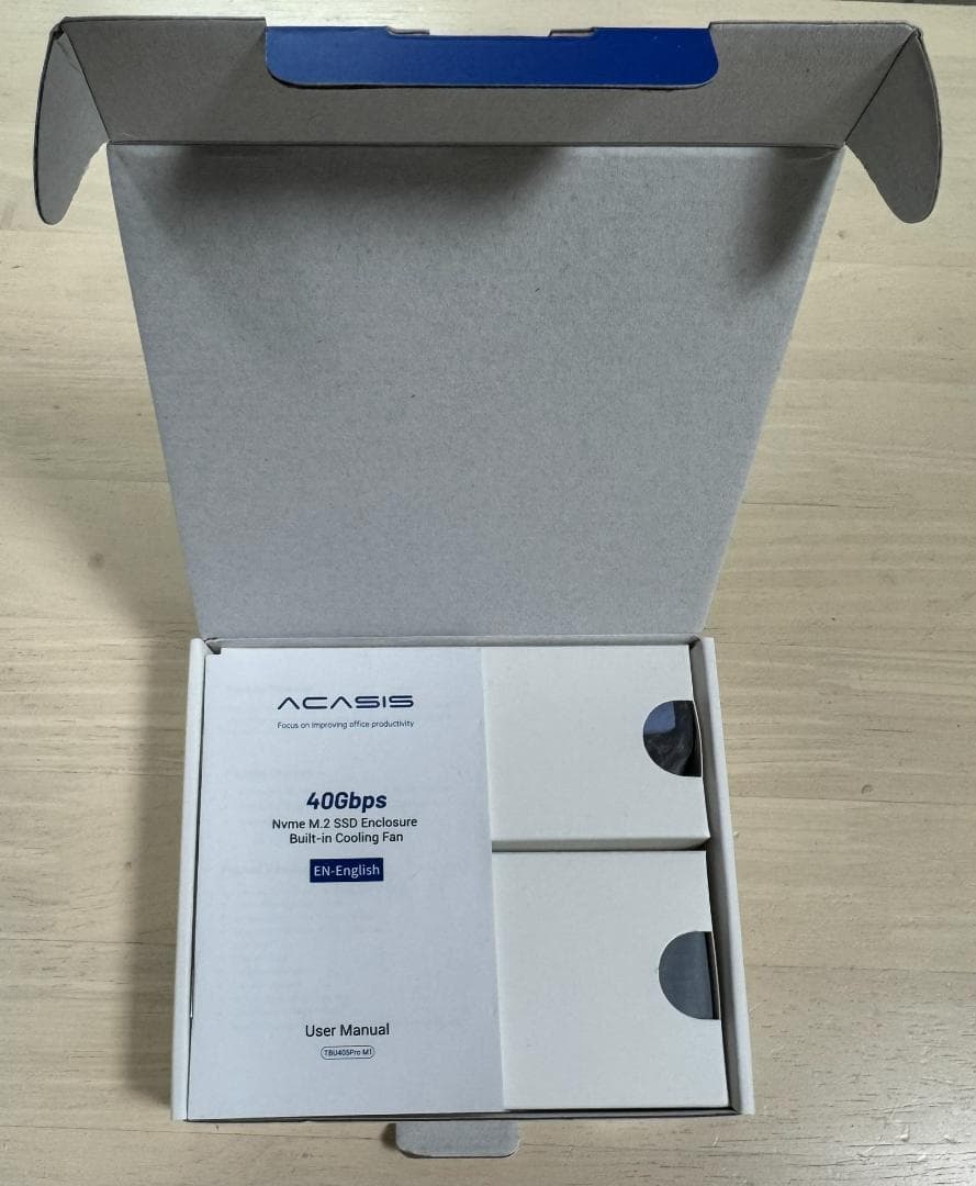 美品SSD外付けケースACASIS 40GbpsSSD TBU405Pro M1