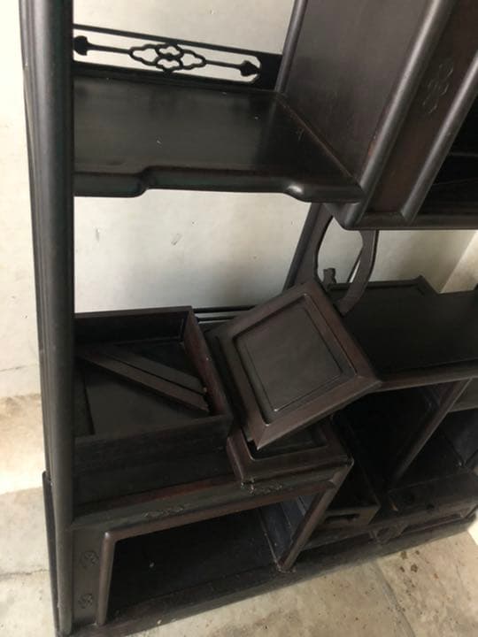 黒檀棚  処分価格‼️値下げ‼️