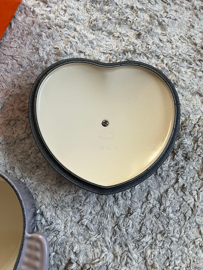 【美品】ル・クルーゼ　ココット・ダムール　20cmｃｍ　コースタルブルー