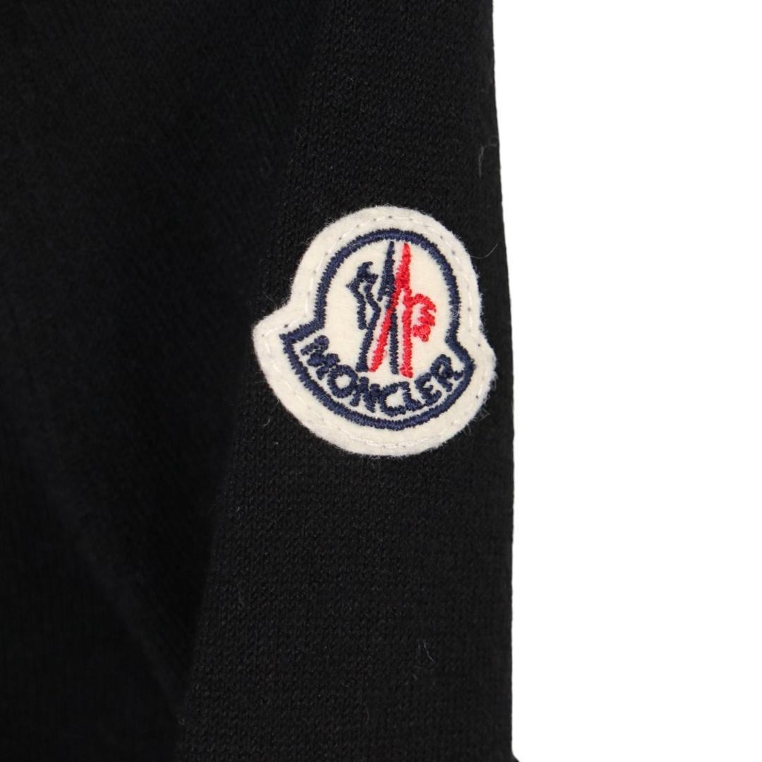 MONCLER ブラック 長袖 ナイロン ニット カーディガン Sサイズ 美品