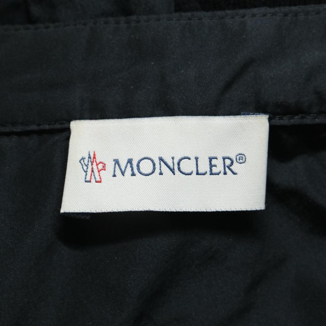 MONCLER ブラック 長袖 ナイロン ニット カーディガン Sサイズ 美品