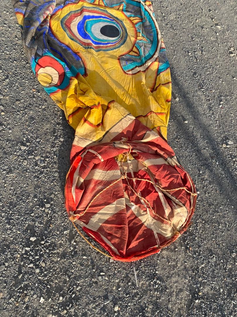 9メートル　レトロな鯉のぼり　1本