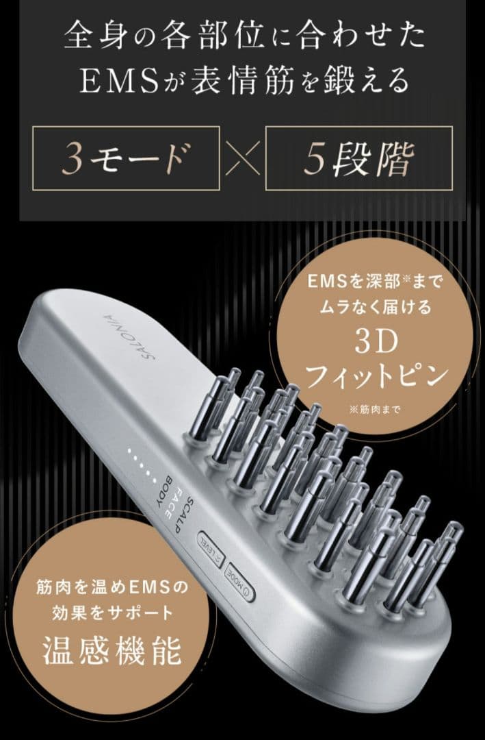 美品✨SALONIA サロニア EMS リフトブラシ