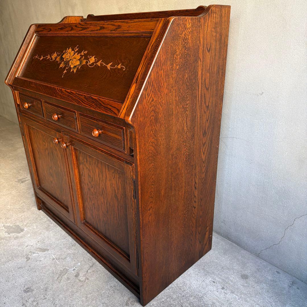 美品　三越　Brugge ブルージュ　ライティングデスク　ライティングビューロー