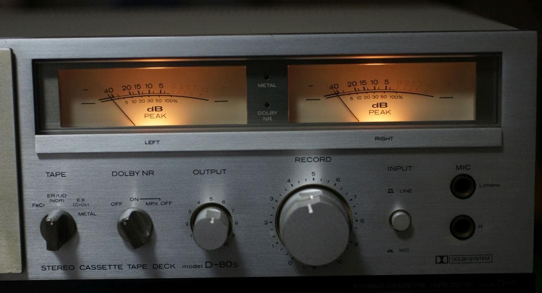 ★☆Lo-D ローディー/ ３ヘッドカセットデッキ D-80s 動作品☆★