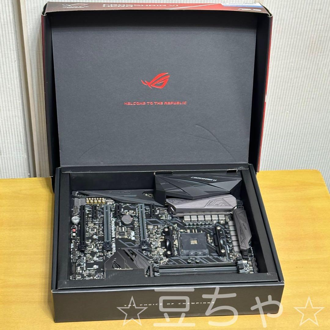 マザーボード ASUS ROG CROSSHAIR VI HERO X370 AM4 ATX