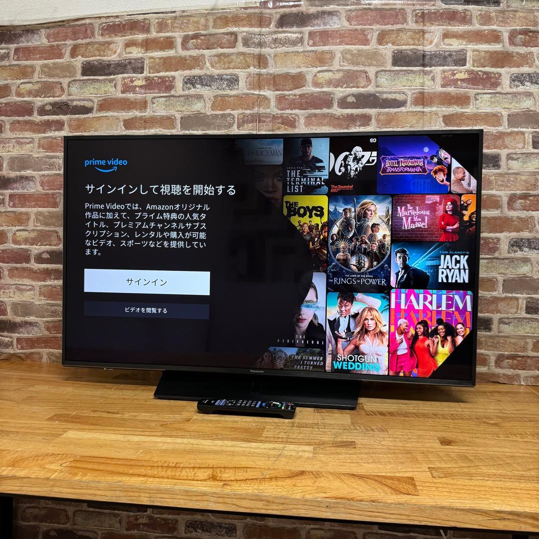 パナソニック 49V型 4K 液晶テレビ スマートビエラ TH-49HX850