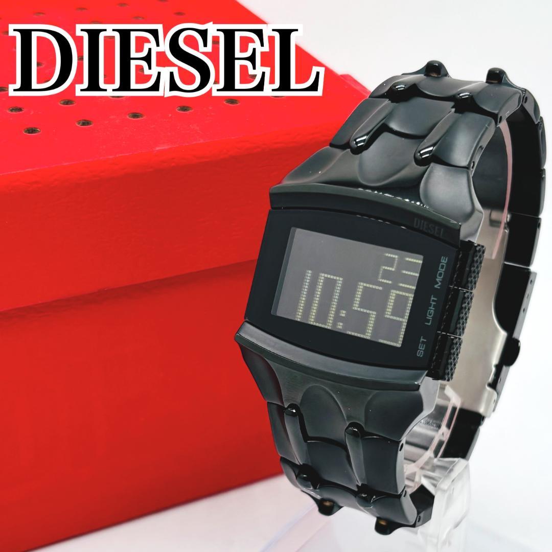 【入手困難】ディーゼル DZ2156 腕時計 ブラック 電波時計 【1-D-①】