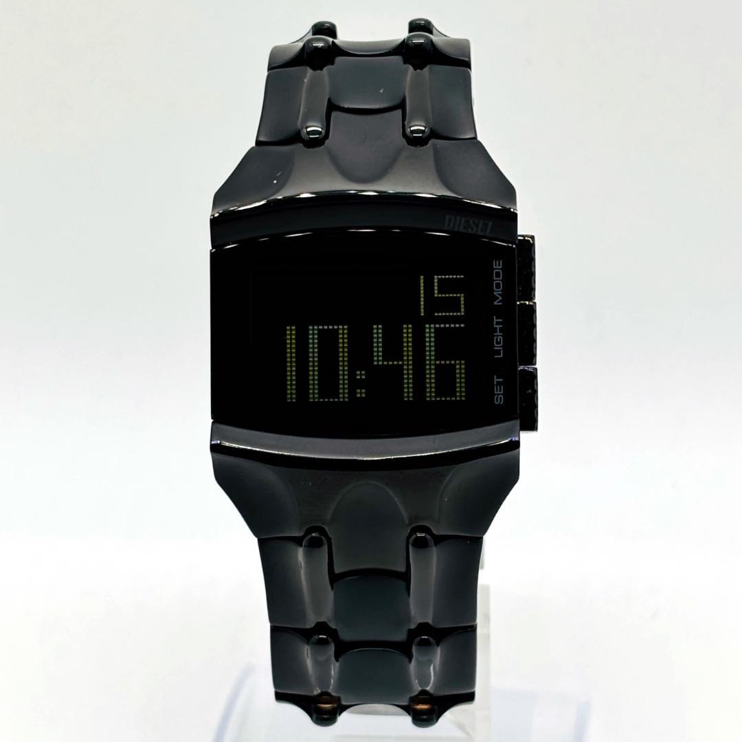 【入手困難】ディーゼル DZ2156 腕時計 ブラック 電波時計 【1-D-①】