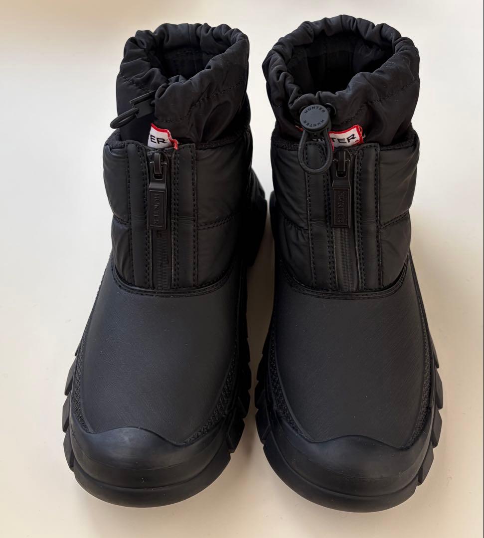 HUNTER レディース イントレピッド ジップ アンクル スノーブーツ