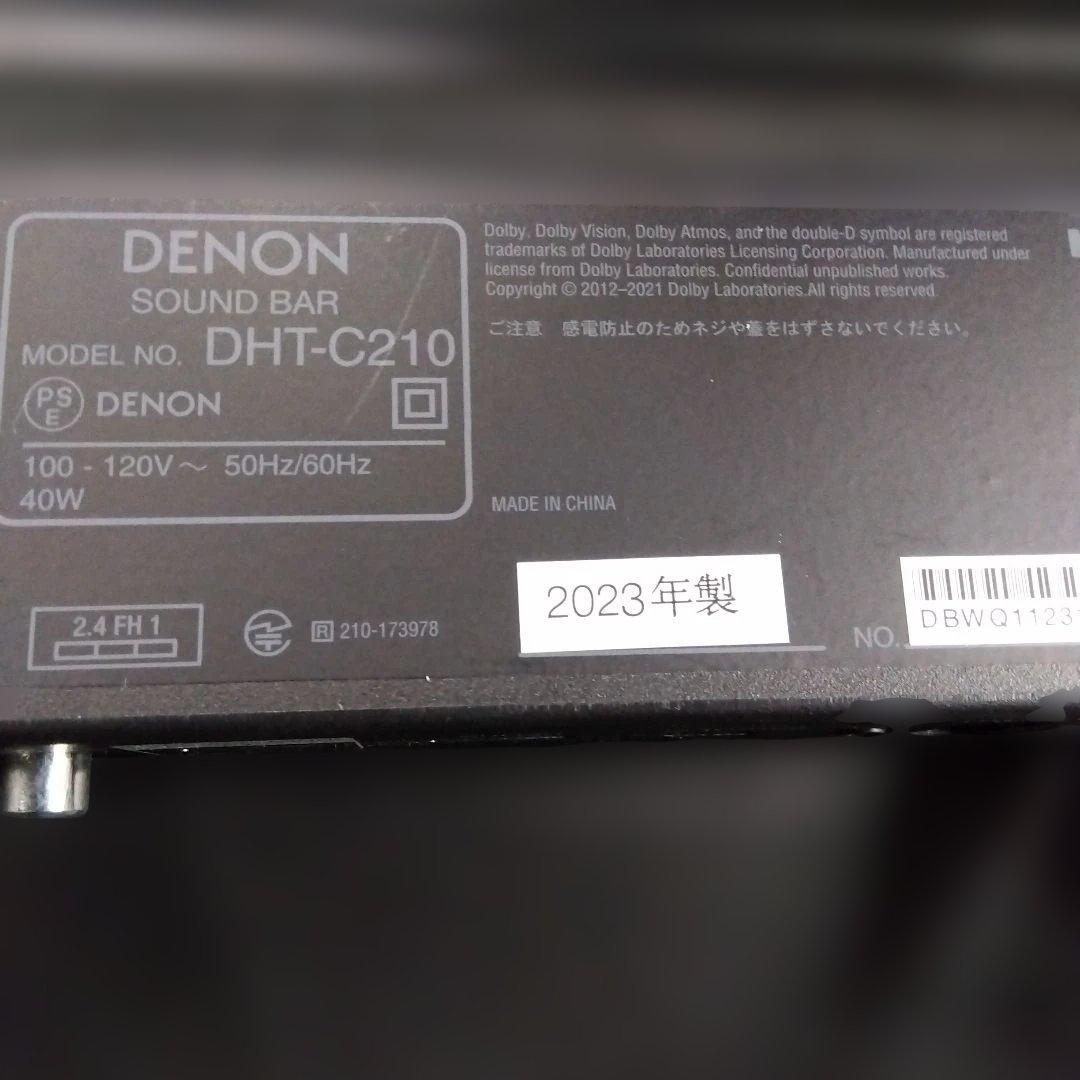 ④DENON デノン サウンドバー DHT-C210 2023年製