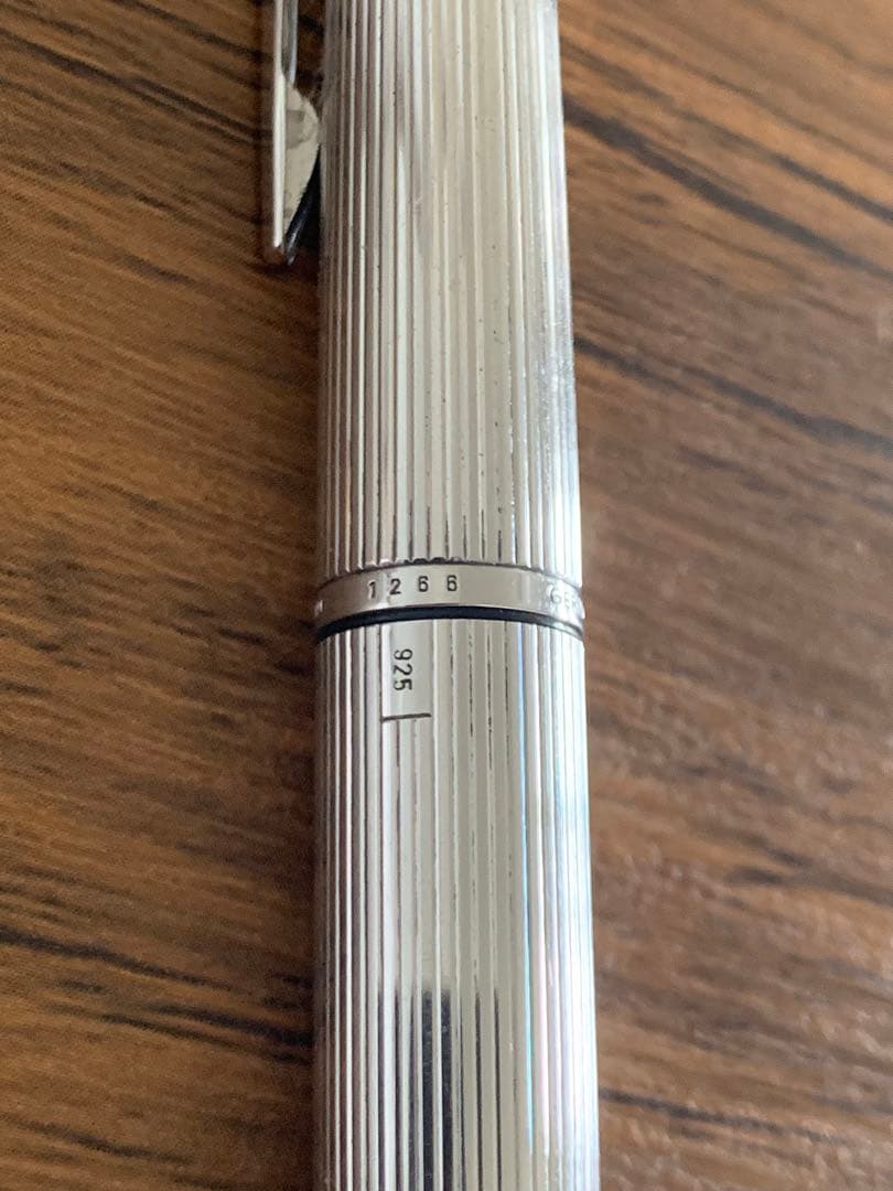 MONTBLANC（モンブラン）1266万年筆スターリングシルバー18Kペン先