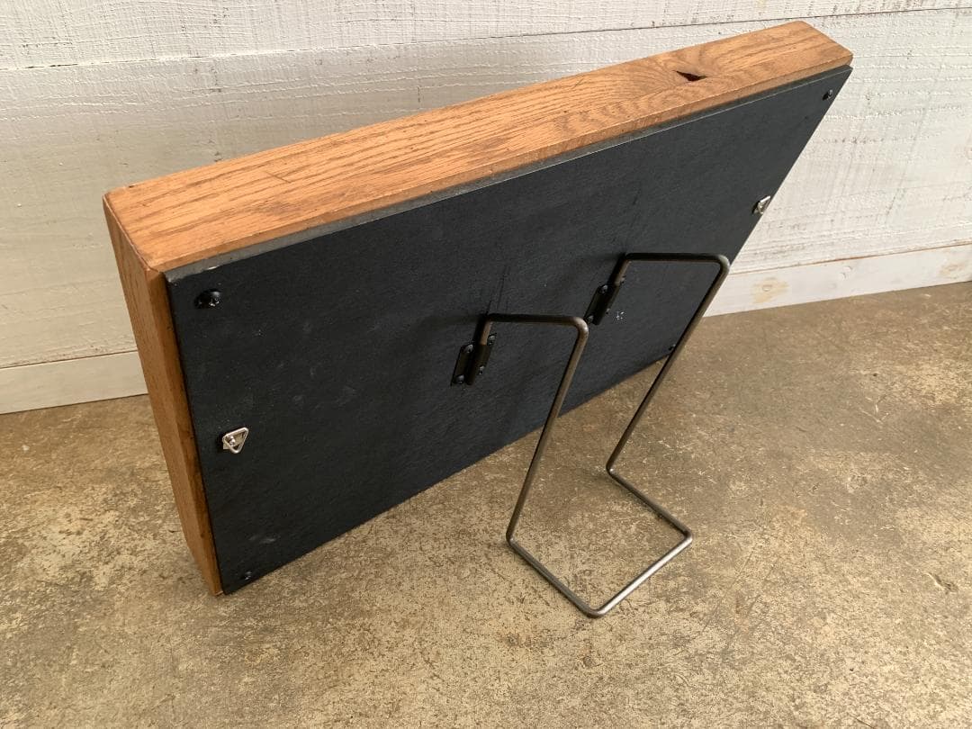 アメリカ ビンテージ オーク 楢 無垢材 フォトフレーム　 写真立て 額　USA