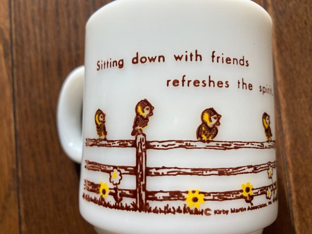 ヘーゼルアトラス　デイジー　動物　マグ　4つ　セット