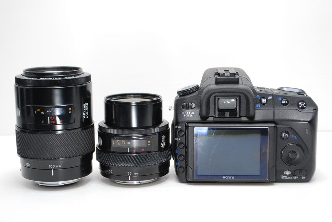 ❤️おすすめ一眼レフ❤️SONY α300 ダブルレンズセット レンズフード付き