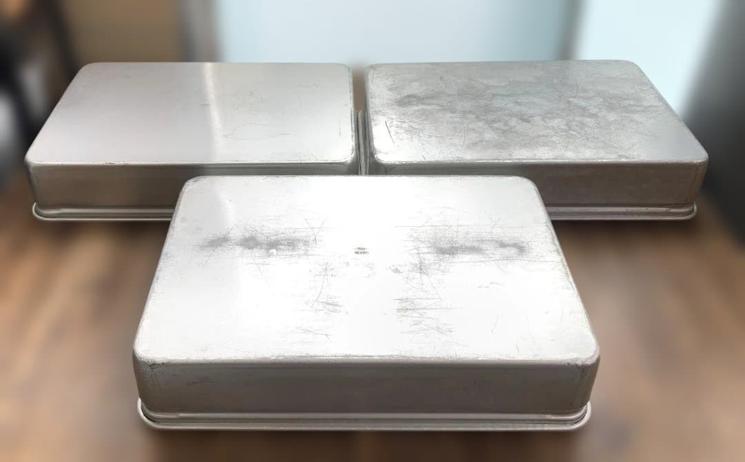 アカオアルミ 硬質アルミ 番重3点 アルミ製 業務用 番重 大110 蓋網付き