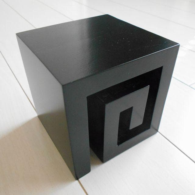 渦巻き スクエア 飾り台 ２個セット♪ 台 モダン 和モダン スパ バリスパ