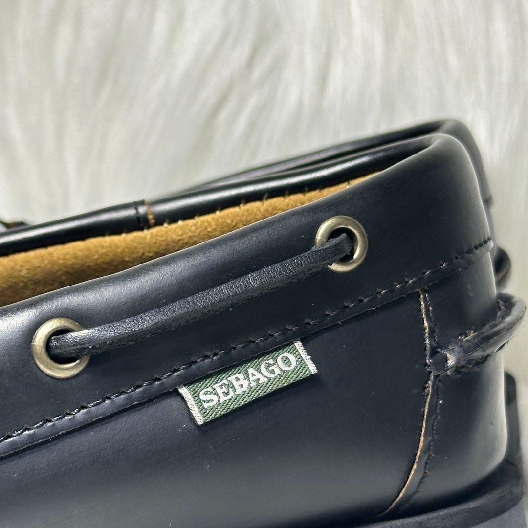極美品✨SEBAGO セバゴ デッキシューズ 924 ブラック 6サイズ レザー