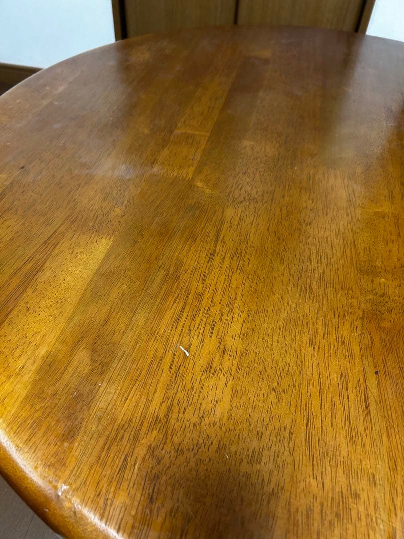 karimoku 木製 円形座卓 直径約100cm